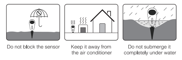 Make sure your Whisperer is not affected by other equipment or objects.