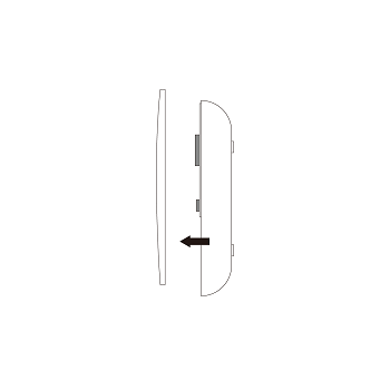 Remove the front cover from the base.